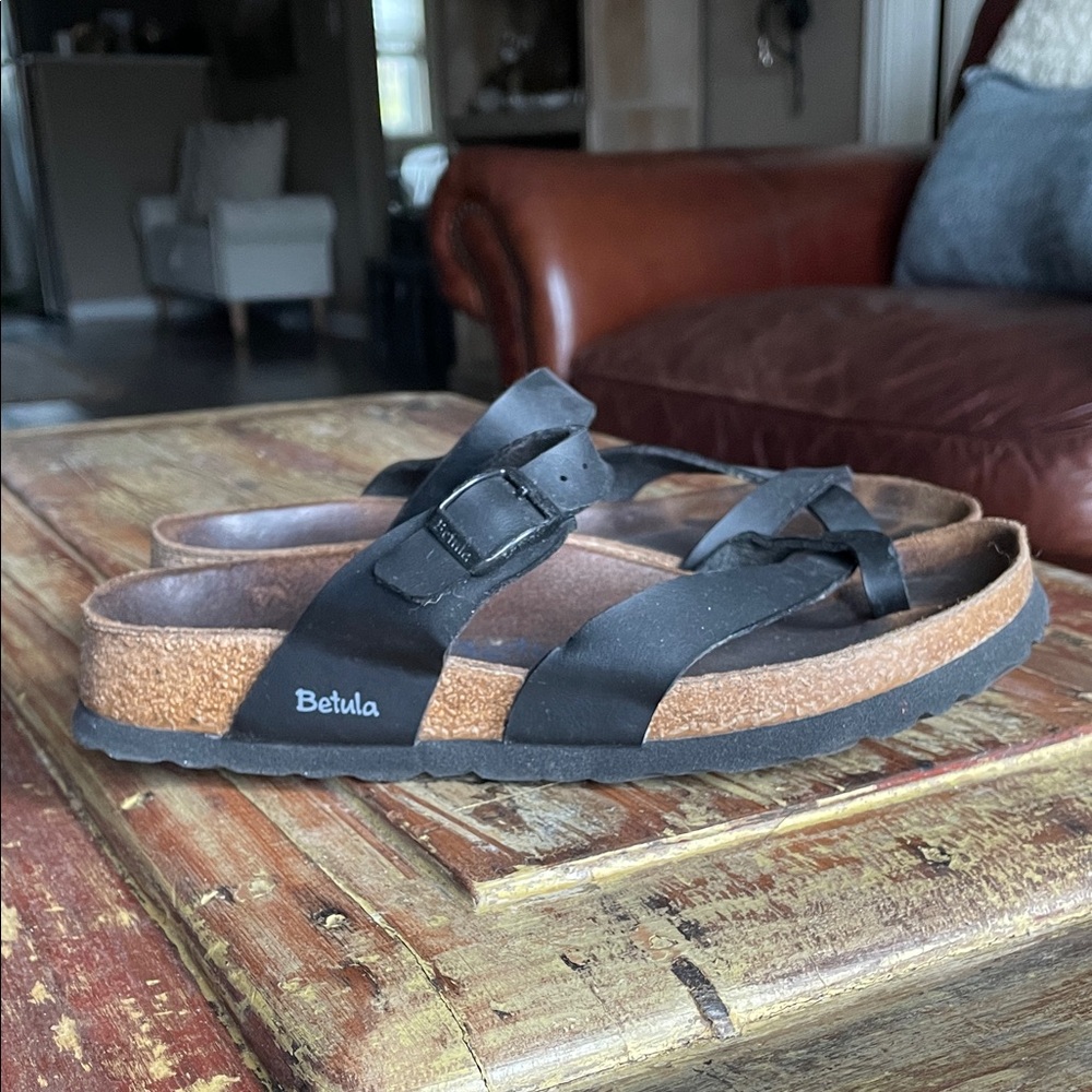 Betula Women's Black Sandals